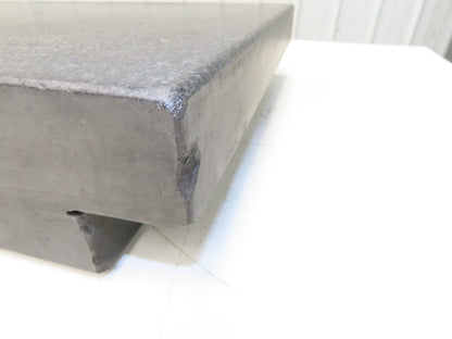 Standridge Granite Surface Inspection Plate 24 x 18 x 4" Grade B Tool Room Step