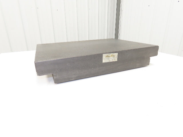 Standridge Granite Surface Inspection Plate 24 x 18 x 4" Grade B Tool Room Step