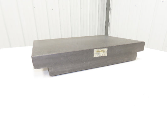 Standridge Granite Surface Inspection Plate 24 x 18 x 4" Grade B Tool Room Step