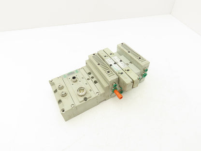 Numatics 240-183 4-Station G3 2-Valve Manifold Assembly w/Communication Sub-Bus