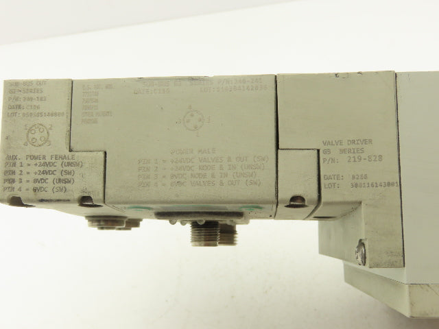 Numatics 240-183 4-Station G3 2-Valve Manifold Assembly w/Communication Sub-Bus