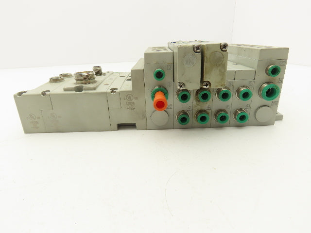 Numatics 240-183 4-Station G3 2-Valve Manifold Assembly w/Communication Sub-Bus