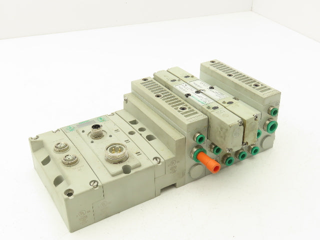 Numatics 240-183 4-Station G3 2-Valve Manifold Assembly w/Communication Sub-Bus
