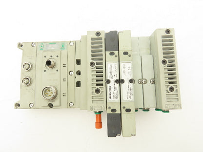 Numatics 240-183 4-Station G3 2-Valve Manifold Assembly w/Communication Sub-Bus