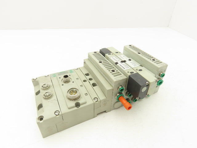 Numatics 240-183 4-Station G3 2-Valve Manifold Assembly w/Communication Sub-Bus