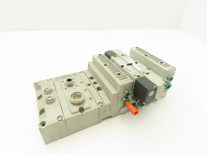 Numatics 240-183 4-Station G3 2-Valve Manifold Assembly w/Communication Sub-Bus