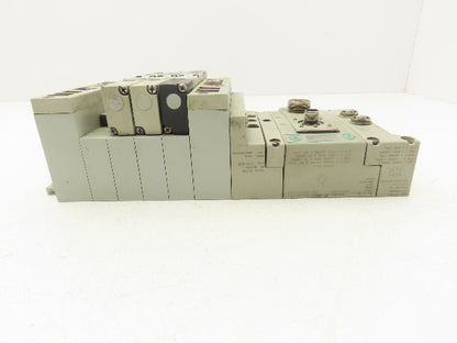 Numatics 240-183 4-Station G3 3-Valve Manifold Assembly w/Communication Sub-Bus