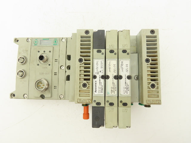 Numatics 240-183 4-Station G3 3-Valve Manifold Assembly w/Communication Sub-Bus