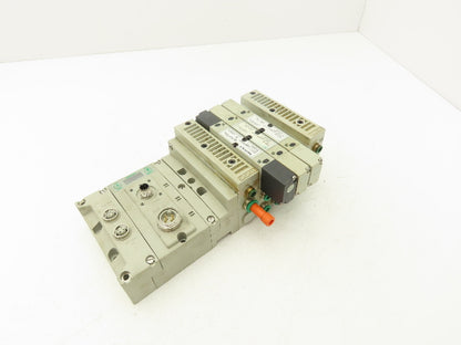Numatics 240-183 4-Station G3 3-Valve Manifold Assembly w/Communication Sub-Bus