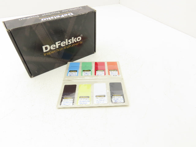 DeFelsko STDCSS Coating Thickness Certified Plastic Shims 0.861-61.461  Set of 8