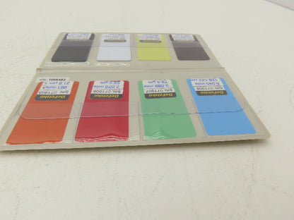 DeFelsko STDCSS Coating Thickness Certified Plastic Shims 0.861-61.461  Set of 8