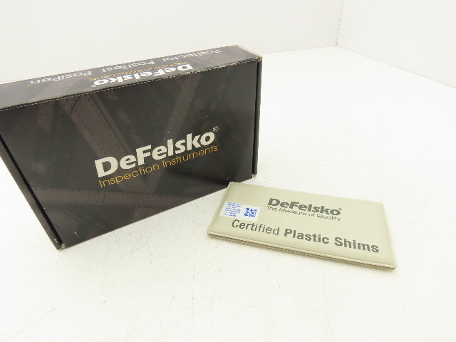 DeFelsko STDCSS Coating Thickness Certified Plastic Shims 0.861-61.461  Set of 8