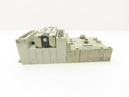 Numatics 240-183 4-Station G3 3-Valve Manifold Assembly w/Communication Sub-Bus