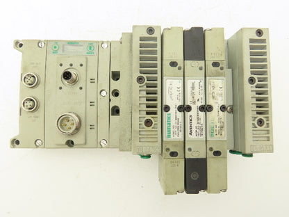 Numatics 240-183 4-Station G3 3-Valve Manifold Assembly w/Communication Sub-Bus