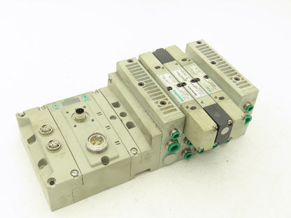 Numatics 240-183 4-Station G3 3-Valve Manifold Assembly w/Communication Sub-Bus