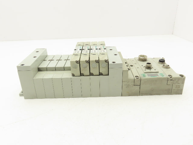 Numatics 219-828 G3 Manifold Assembly 8-Station 4-Valve w/Communication Sub-Bus