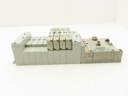 Numatics 219-828 G3 Manifold Assembly 8-Station 4-Valve w/Communication Sub-Bus