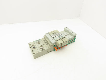 Numatics 219-828 G3 Manifold Assembly 8-Station 4-Valve w/Communication Sub-Bus