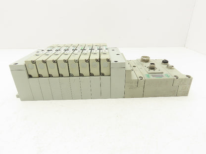 Numatics 219-828 G3 Manifold Assembly 8-Station 8-Valve w/Communication Sub-Bus
