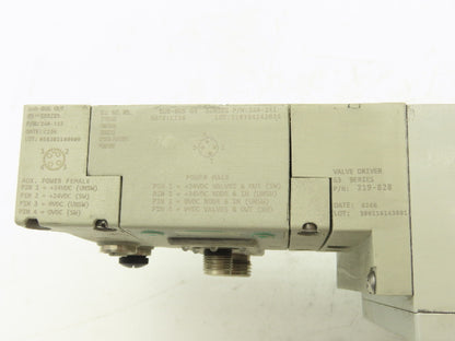 Numatics 219-828 G3 Manifold Assembly 8-Station 8-Valve w/Communication Sub-Bus