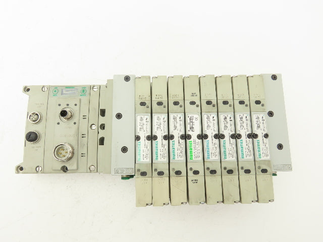 Numatics 219-828 G3 Manifold Assembly 8-Station 8-Valve w/Communication Sub-Bus
