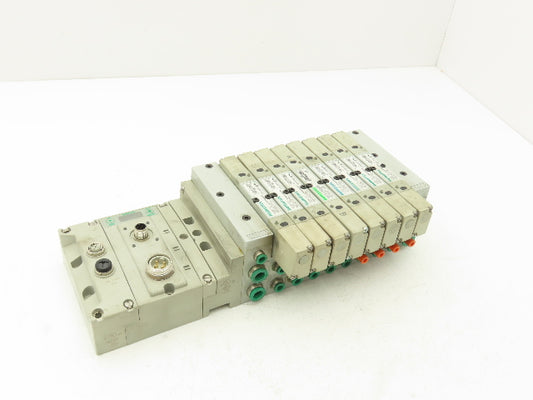 Numatics 219-828 G3 Manifold Assembly 8-Station 8-Valve w/Communication Sub-Bus