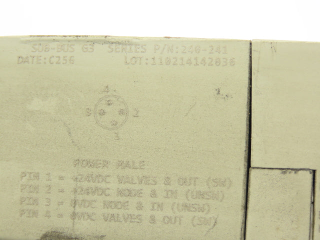 Numatics 219-828 G3 Manifold Assembly 16-Station 2-Valve w/Communication Sub-Bus