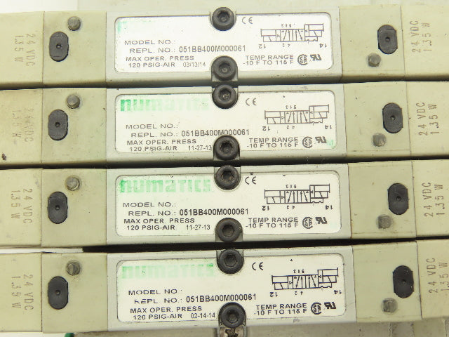 Numatics 219-828 G3 Manifold Assembly 16-Station 9-Valve w/Communication Sub-Bus