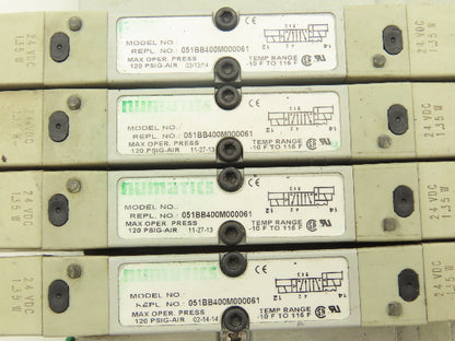 Numatics 219-828 G3 Manifold Assembly 16-Station 9-Valve w/Communication Sub-Bus