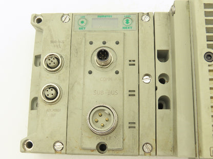 Numatics 219-828 G3 Manifold Assembly 16-Station 9-Valve w/Communication Sub-Bus
