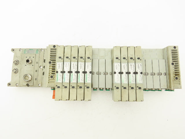 Numatics 219-828 G3 Manifold Assembly 16-Station 9-Valve w/Communication Sub-Bus