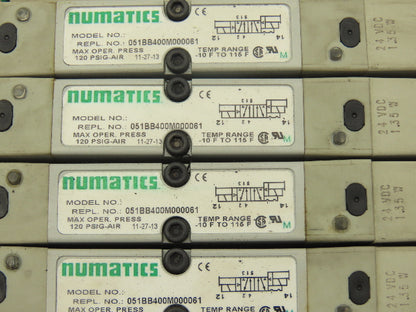 Numatics 219-828 G3 Manifold Assembly 16-Station 8-Valve w/Communication Sub-Bus
