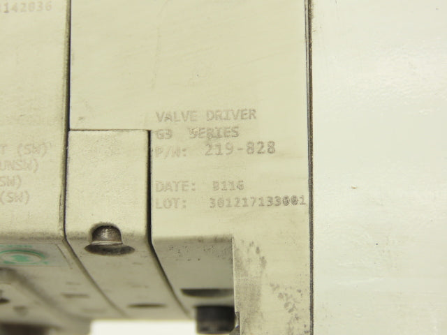 Numatics 219-828 G3 Manifold Assembly 16-Station 8-Valve w/Communication Sub-Bus