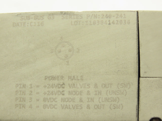 Numatics 219-828 G3 Manifold Assembly 16-Station 8-Valve w/Communication Sub-Bus