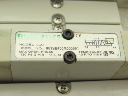Numatics 219-828 G3 Manifold Assembly 16-Station 5-Valve w/Communication Sub-Bus