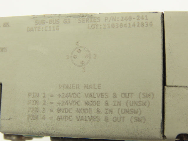 Numatics 219-828 G3 Manifold Assembly 16-Station 5-Valve w/Communication Sub-Bus
