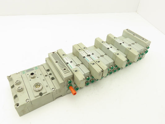 Numatics 219-828 G3 Manifold Assembly 16-Station 5-Valve w/Communication Sub-Bus