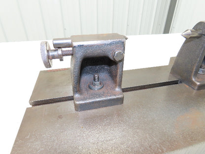 Hardinge Bench Center Inspection Eccentricity Runout Tool 8" Swing 17-7/8" Bed
