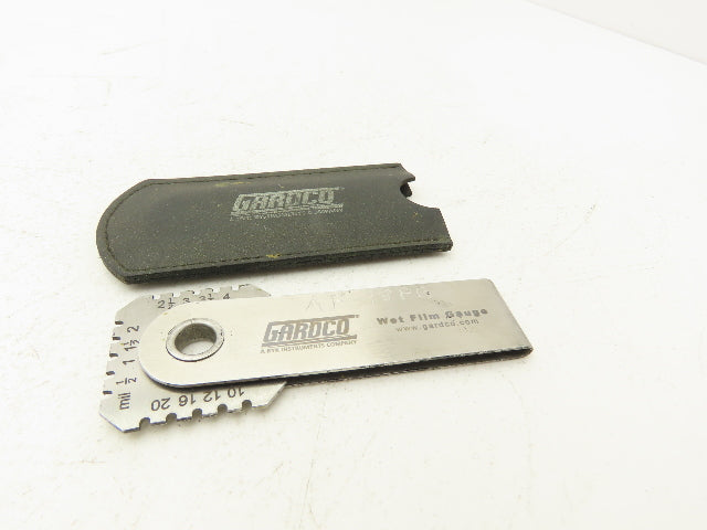 Gardco WF-790050 Dual Wet Film Thickness Gauge 1/2-20 Mil 13-508 Micron
