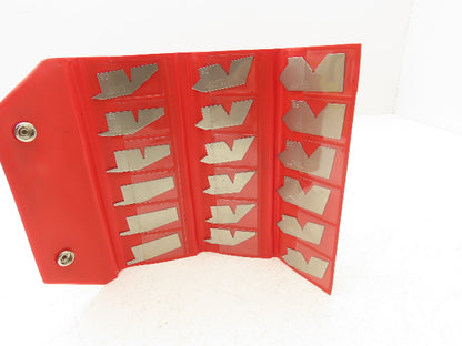 Mitutoyo 186-910 Angle Gage Set Leaf Type 5°-90° Deg Inspection 18pc Set
