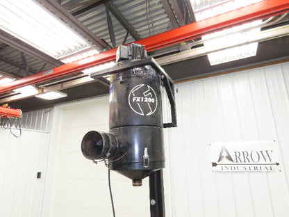 Royal FX-1200 Filtermist Oil Mist Collector 6" Intake 1200 CFM Overhead Stand