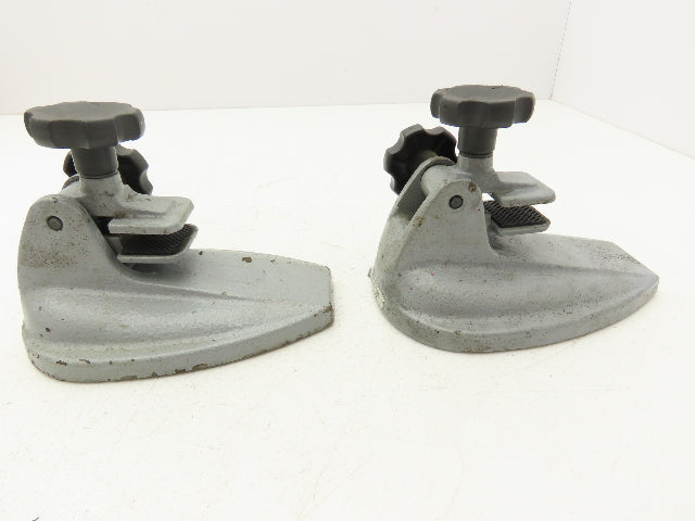 Mitutoyo 156-101-10 Micrometer Stand 0-4" Adj Angle Padded Jaws  Lot of 2