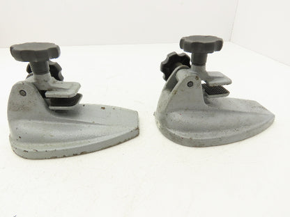 Mitutoyo 156-101-10 Micrometer Stand 0-4" Adj Angle Padded Jaws  Lot of 2