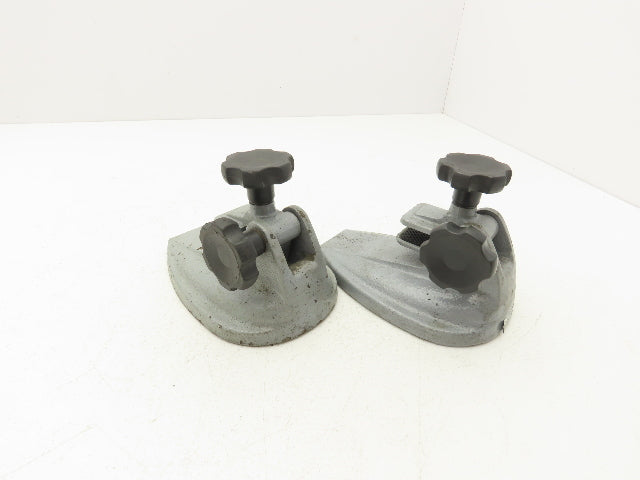 Mitutoyo 156-101-10 Micrometer Stand 0-4" Adj Angle Padded Jaws  Lot of 2