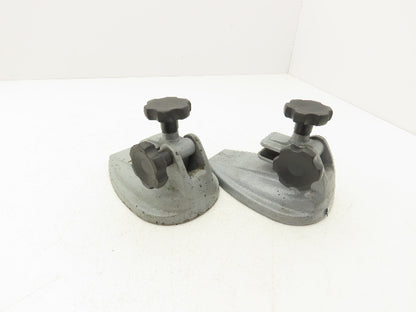 Mitutoyo 156-101-10 Micrometer Stand 0-4" Adj Angle Padded Jaws  Lot of 2
