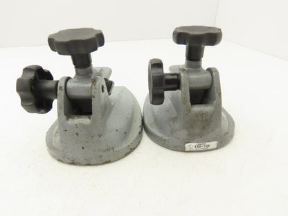 Mitutoyo 156-101-10 Micrometer Stand 0-4" Adj Angle Padded Jaws  Lot of 2