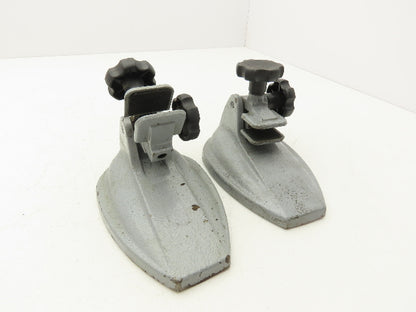 Mitutoyo 156-101-10 Micrometer Stand 0-4" Adj Angle Padded Jaws  Lot of 2