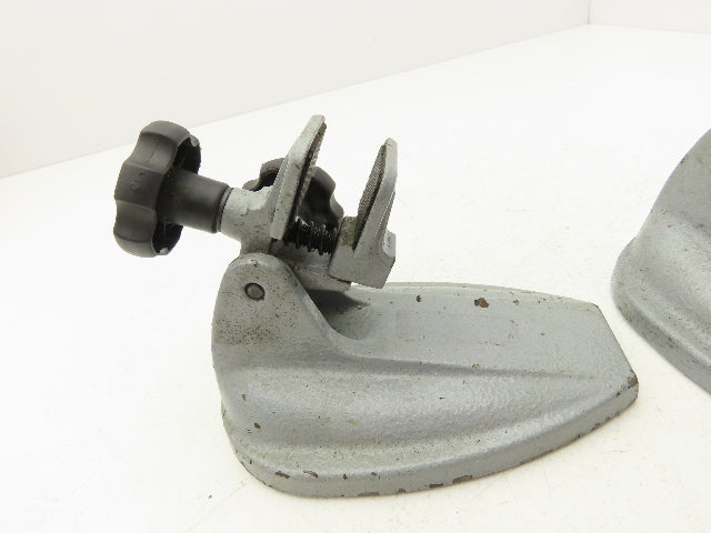 Mitutoyo 156-101-10 Micrometer Stand 0-4" Adj Angle Padded Jaws  Lot of 2
