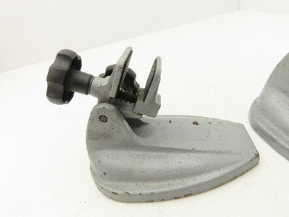 Mitutoyo 156-101-10 Micrometer Stand 0-4" Adj Angle Padded Jaws  Lot of 2