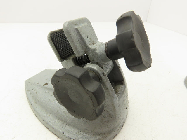 Mitutoyo 156-101-10 Micrometer Stand 0-4" Adj Angle Padded Jaws  Lot of 2